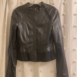 BCBG leather jacket